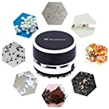 Mini aspiradora de escritorio, potente aspiradora de polvo portátil inalámbrica, recolector de migas de mesa, para oficina, hogar, cocina, teclado de coche
